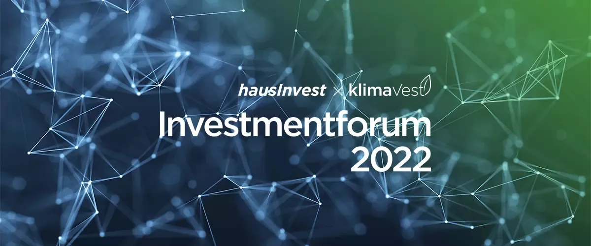 Investmentforum 2022 hausInvest klimaVest