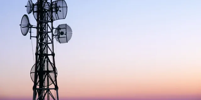 A radio tower mast is shown as an example for an infraVest Asset.