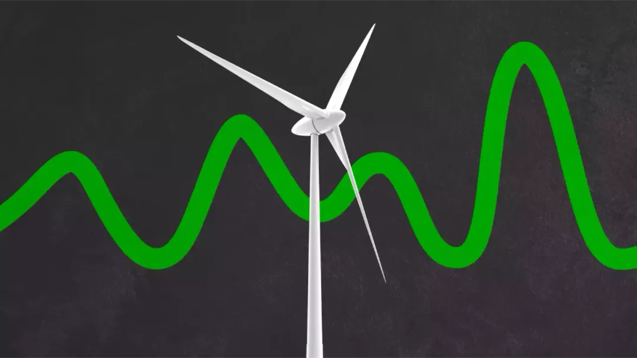 klimaVest: Windrad Grafik für Windrad Investment