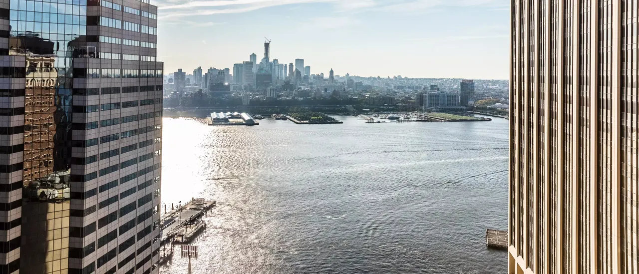 Ausblick von der hausInvest Immobilie 100 Pearl Street in New York