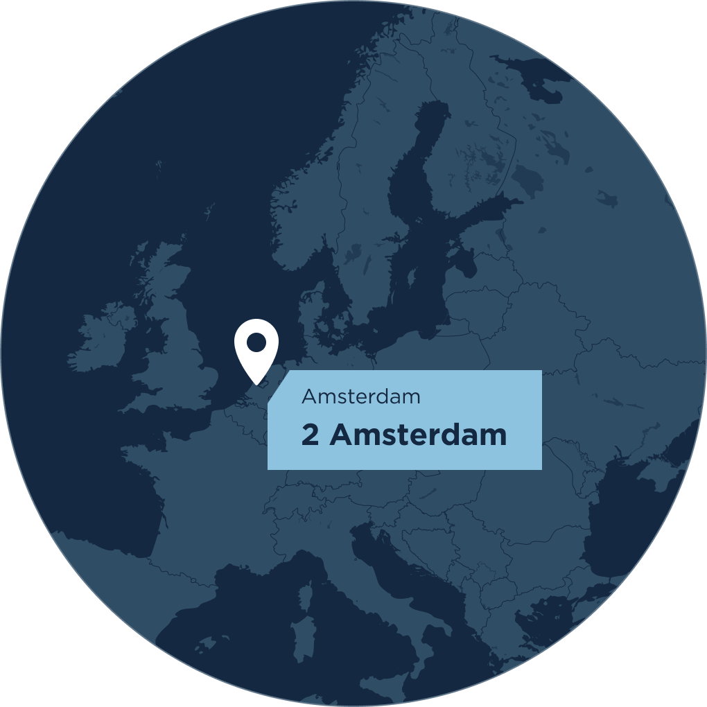 Map von dem Standort der hausInvest Immobilie 2Amsterdam in Amsterdam