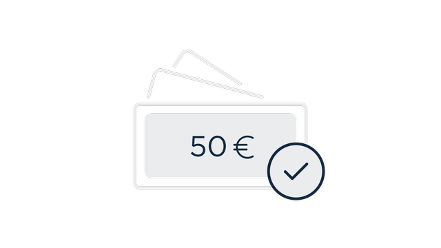 Icon von einem 50 € Schein
