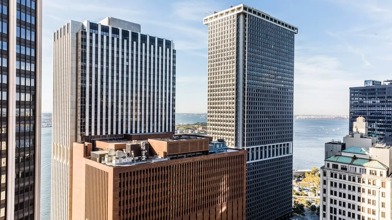 Ausblick von der hausInvest Immobilie 100 Pearl Street in New York